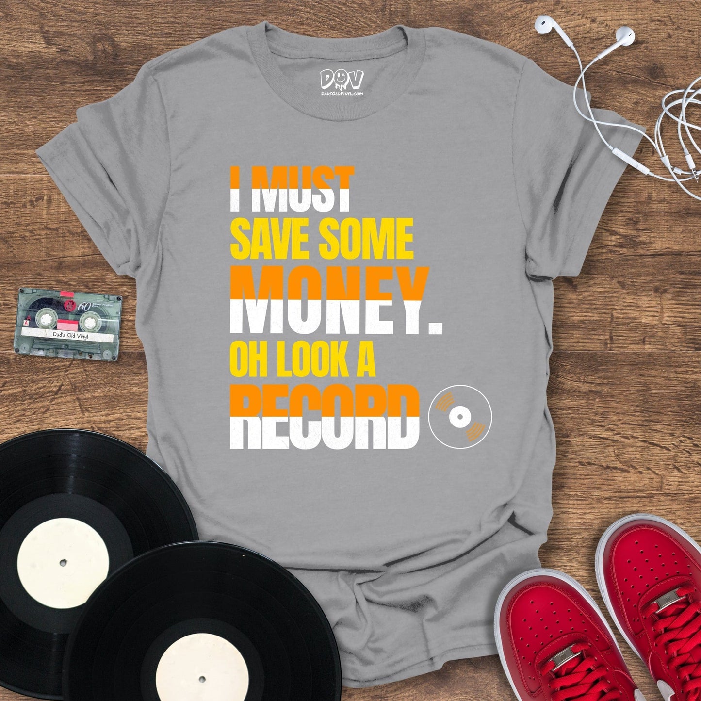 Printify Oh Look A Record T-Shirt