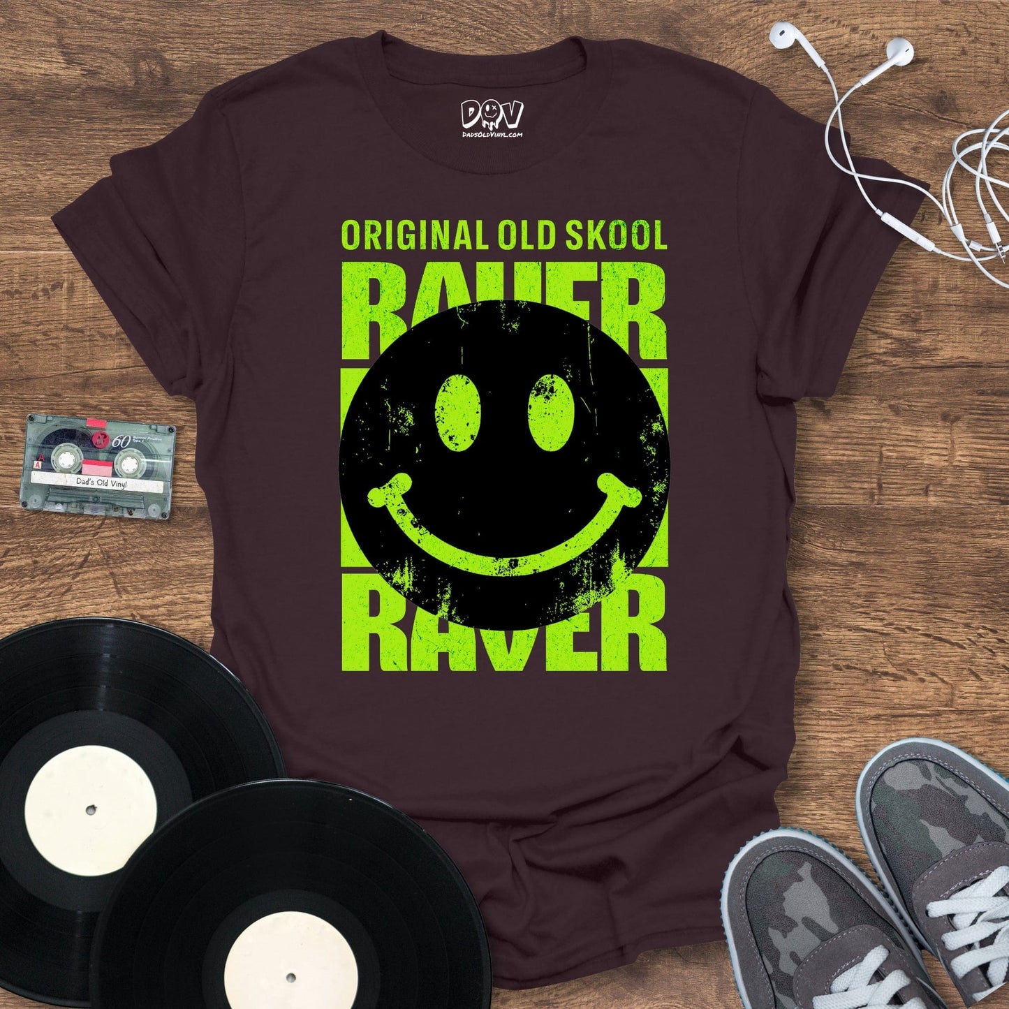 Printify Original Old Skool Raver T-Shirt