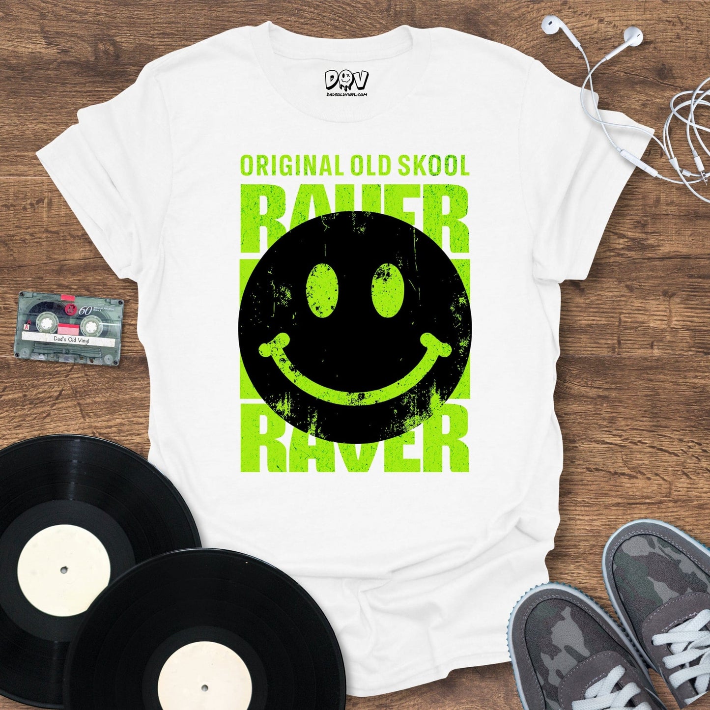 Printify Original Old Skool Raver T-Shirt