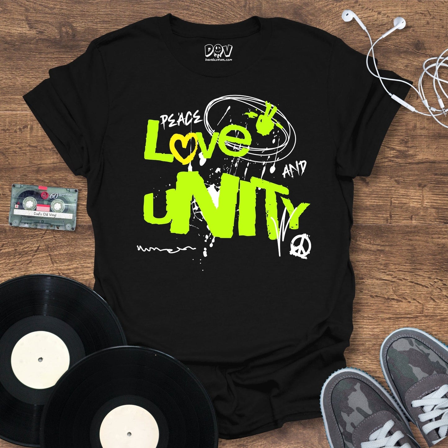 Printify Peace Love And Unity T-Shirt