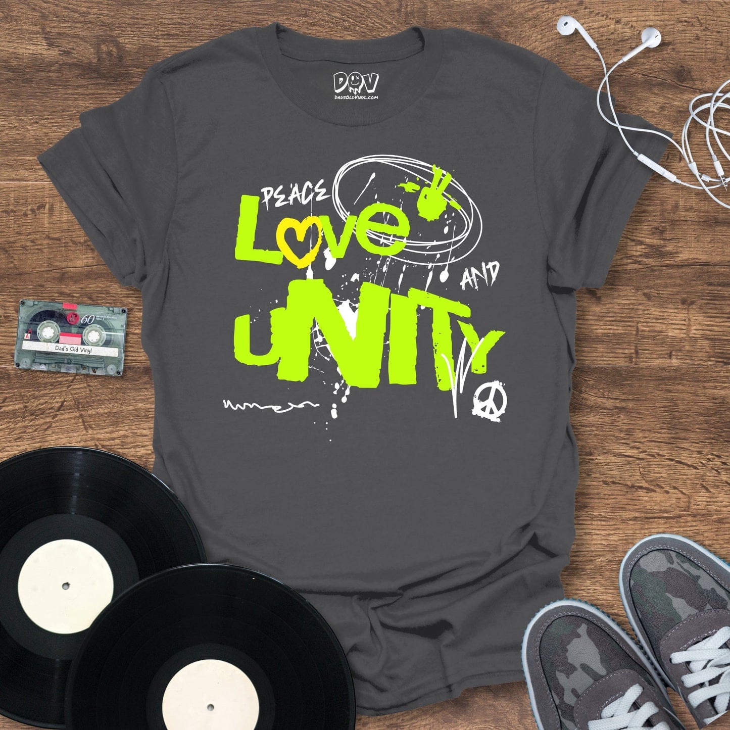 Printify Peace Love And Unity T-Shirt