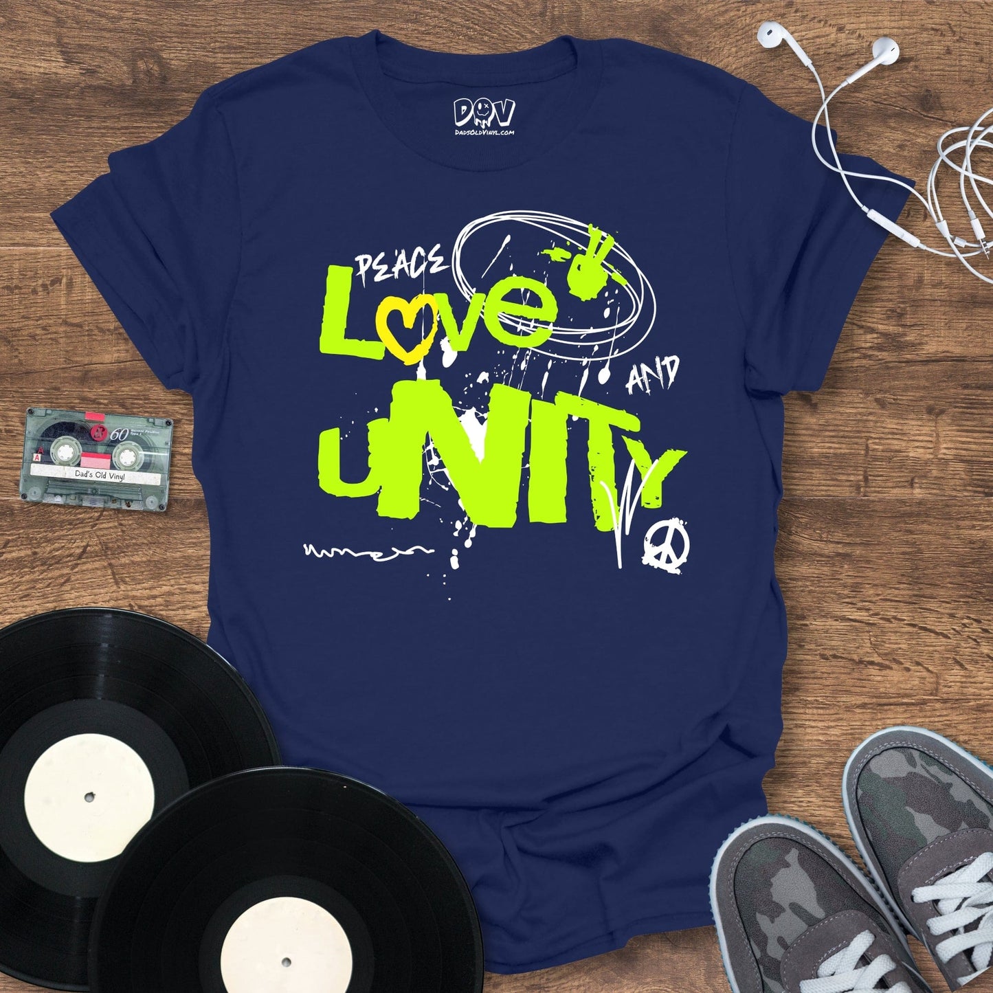 Printify Peace Love And Unity T-Shirt