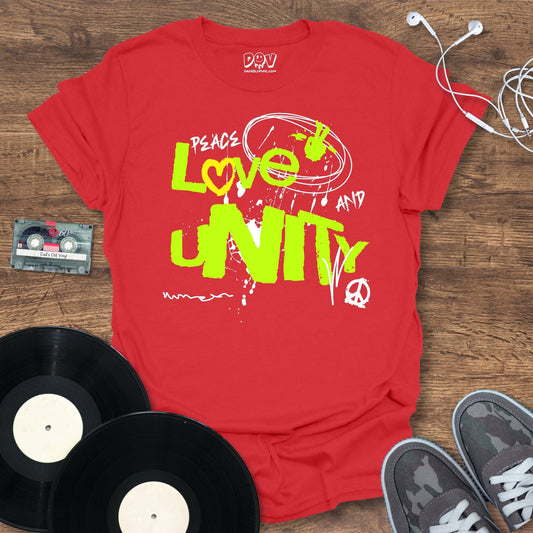 Printify Peace Love And Unity T-Shirt