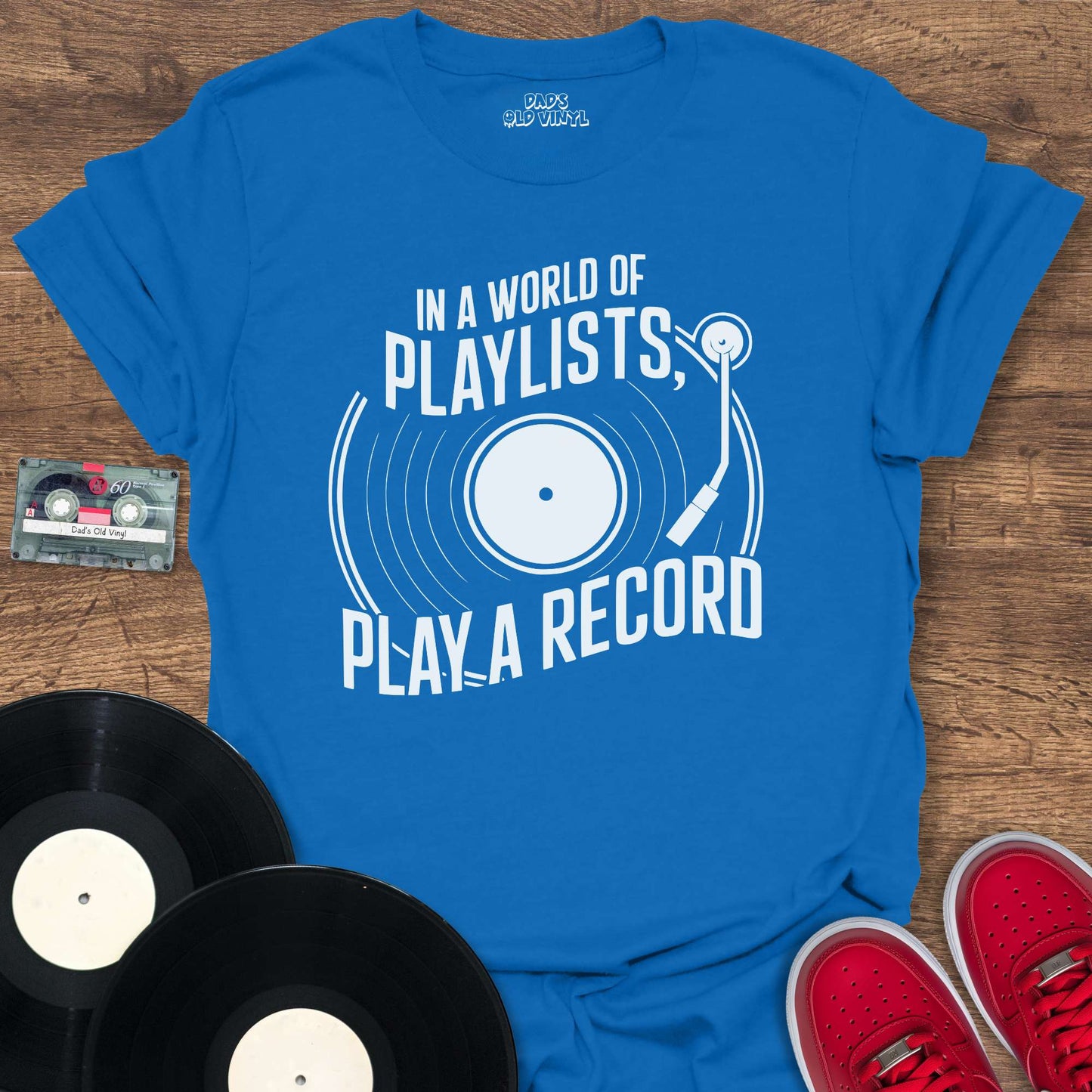 Printify Play A Record T-Shirt