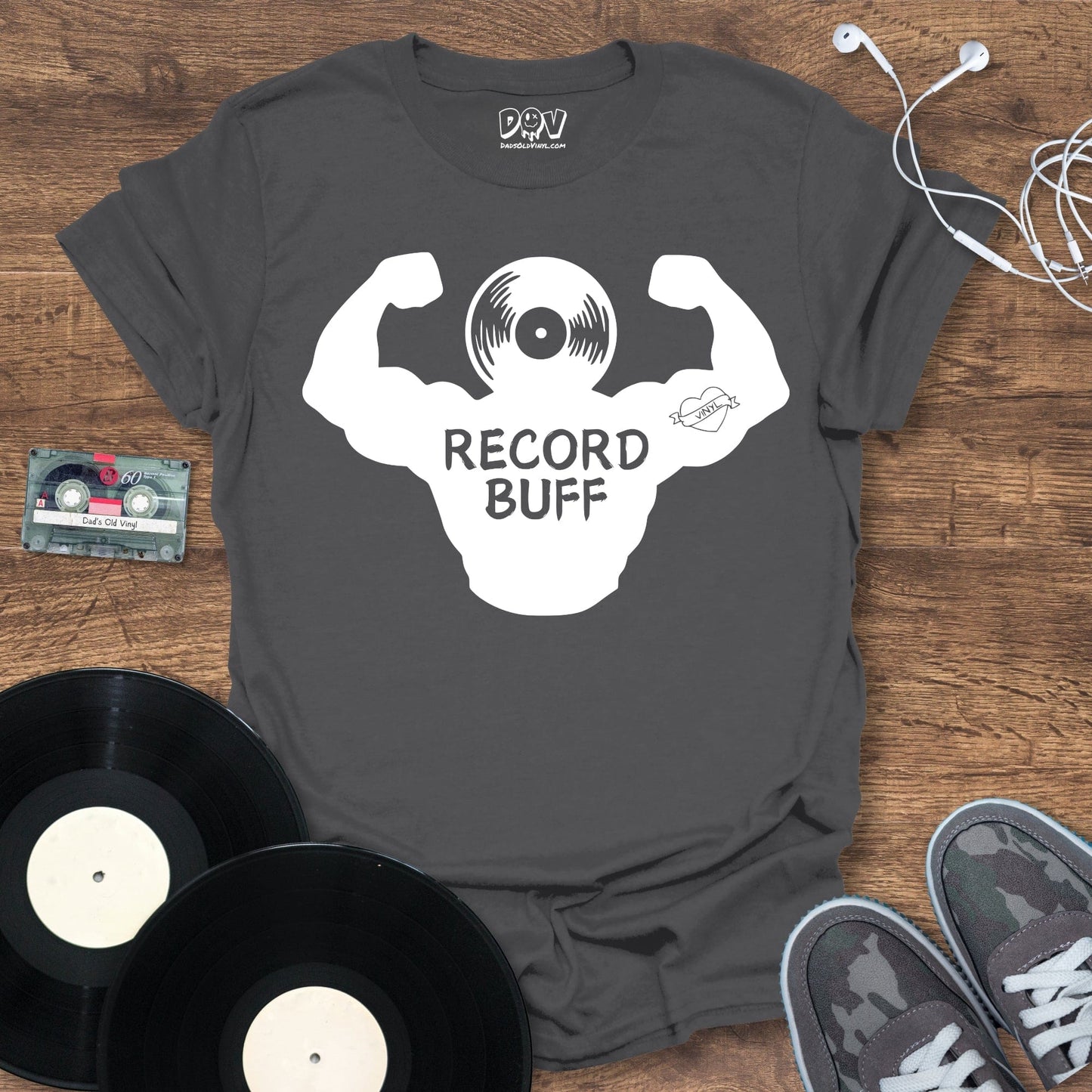 Printify Record Buff T-Shirt