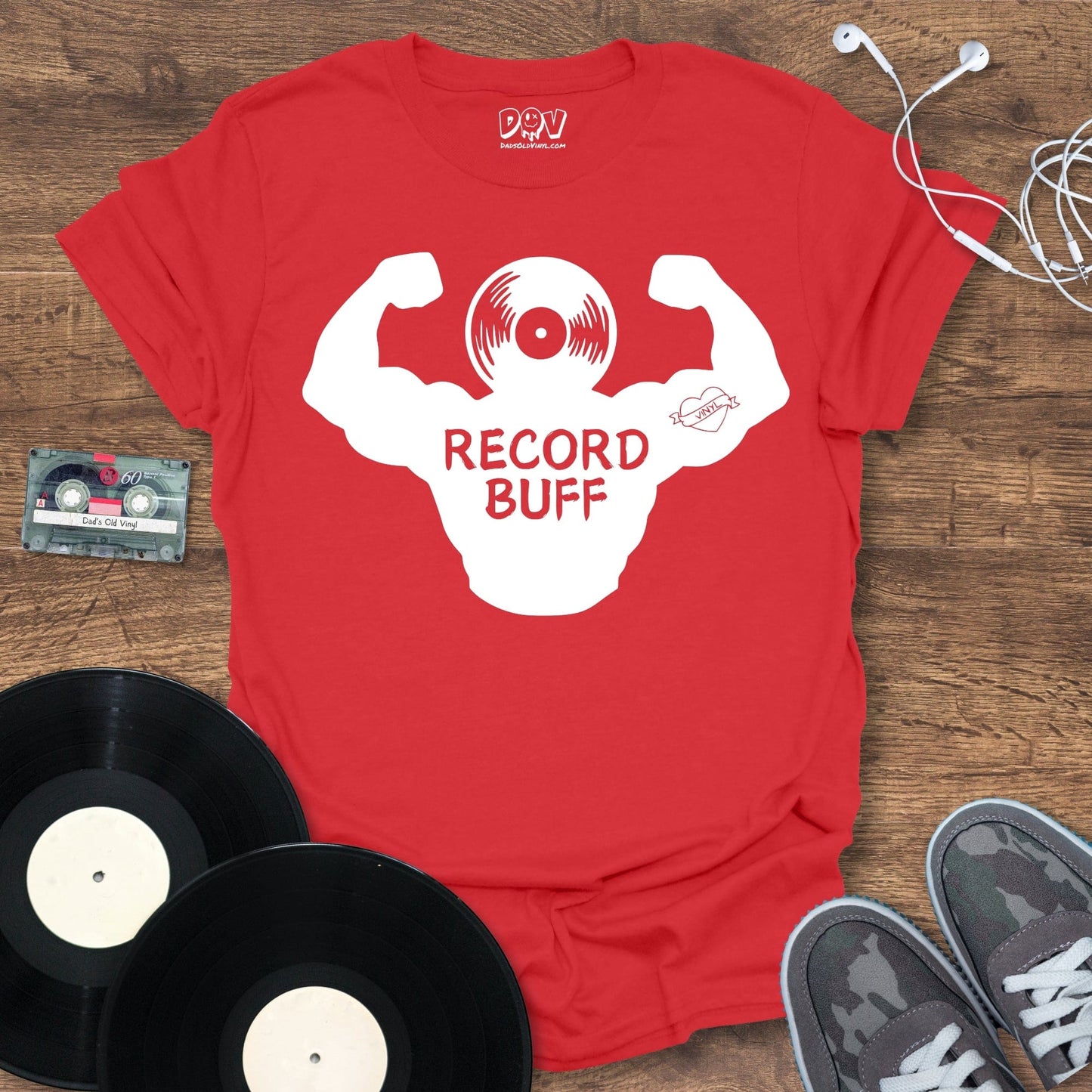 Printify Record Buff T-Shirt