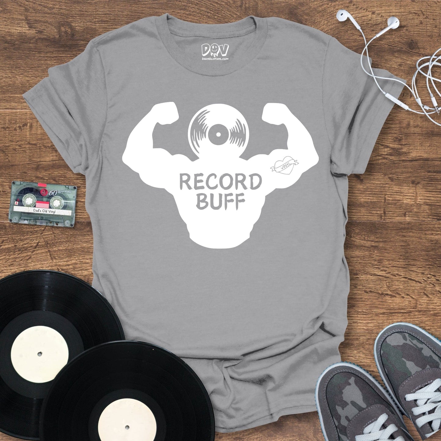 Printify Record Buff T-Shirt