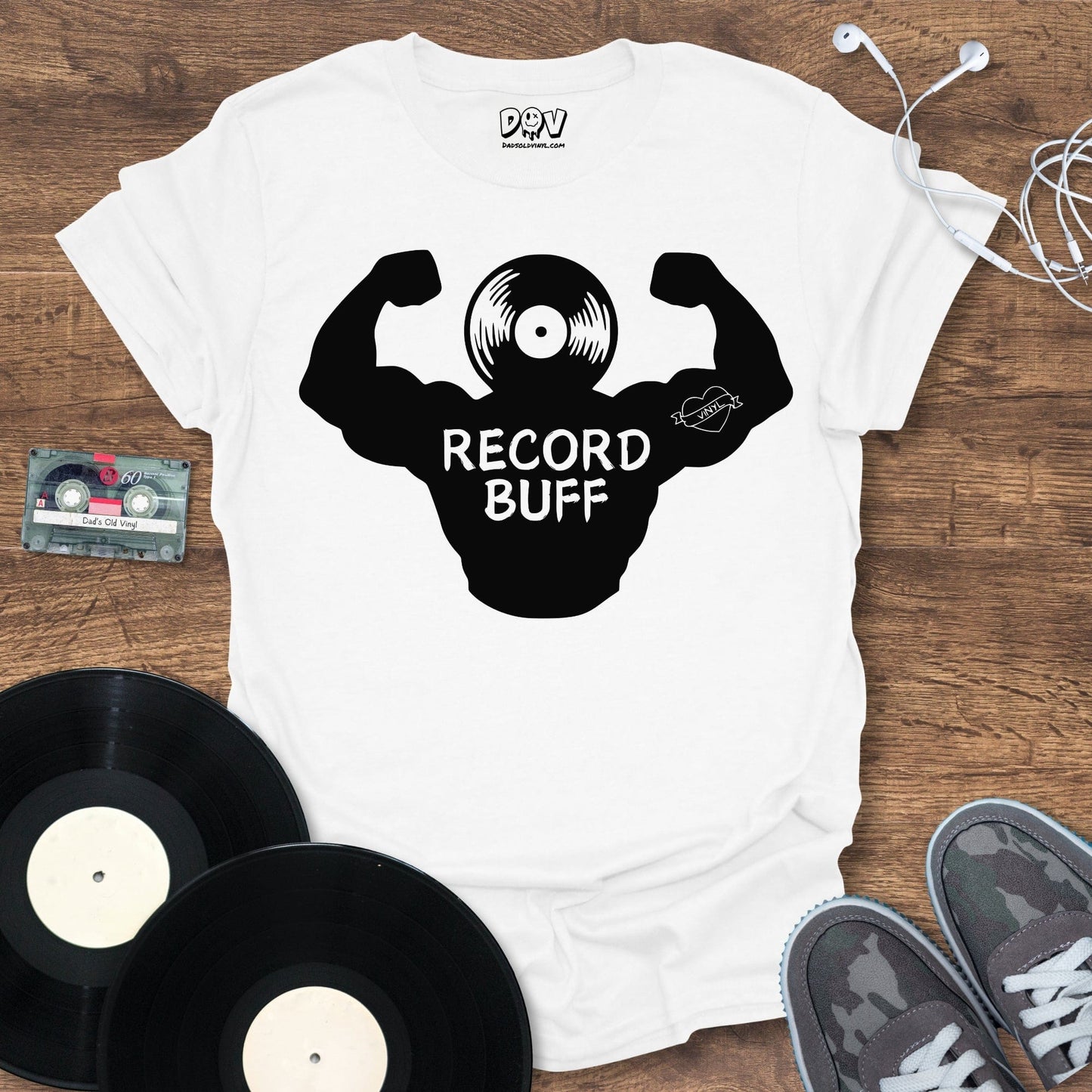 Printify Record Buff T-Shirt