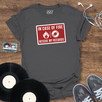 Printify Rescue My Records T-Shirt