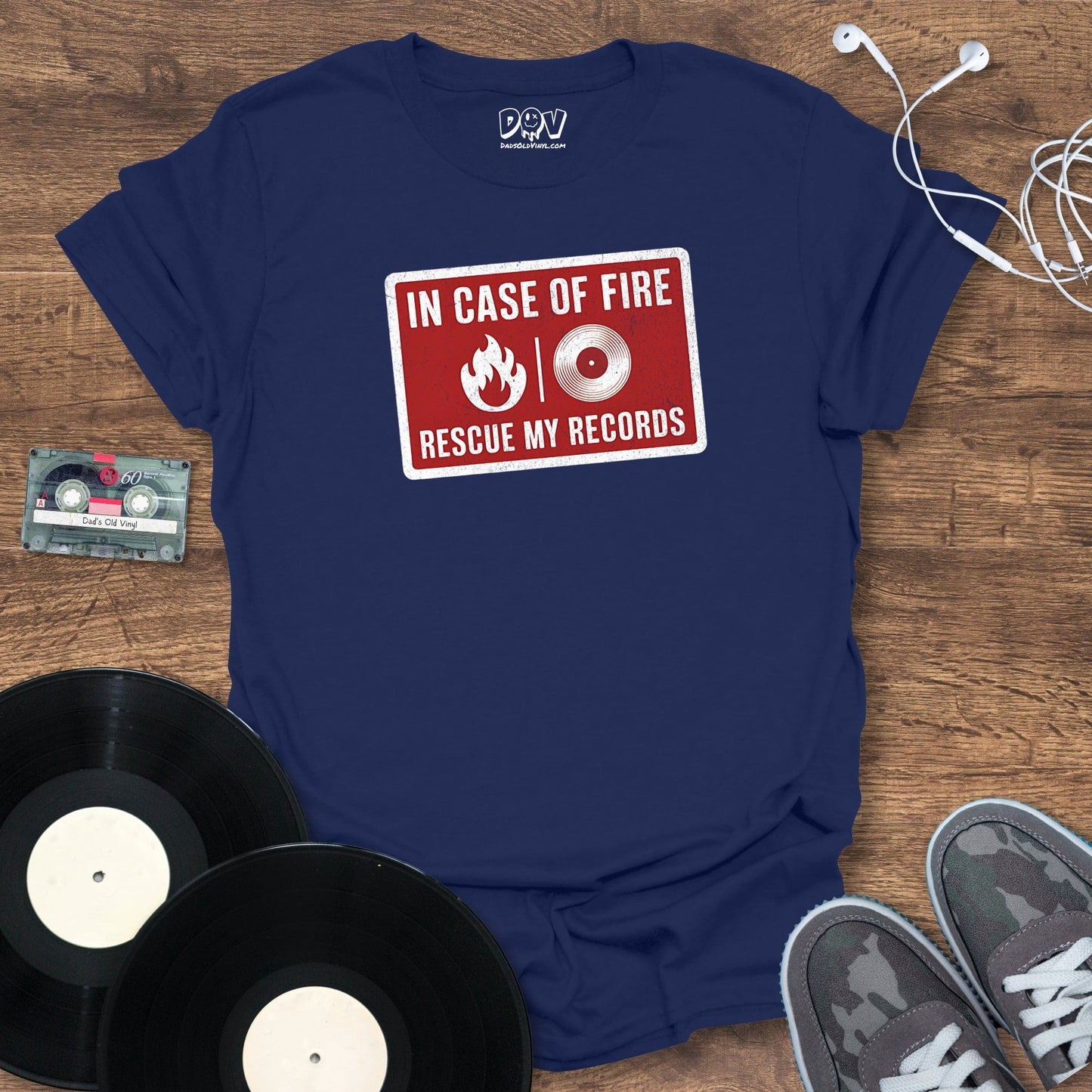 Printify Rescue My Records T-Shirt