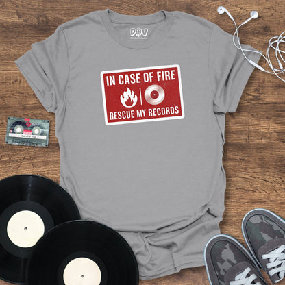 Printify Rescue My Records T-Shirt