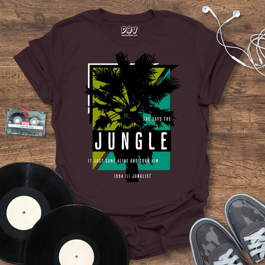 Printify She Says The Jungle T-Shirt