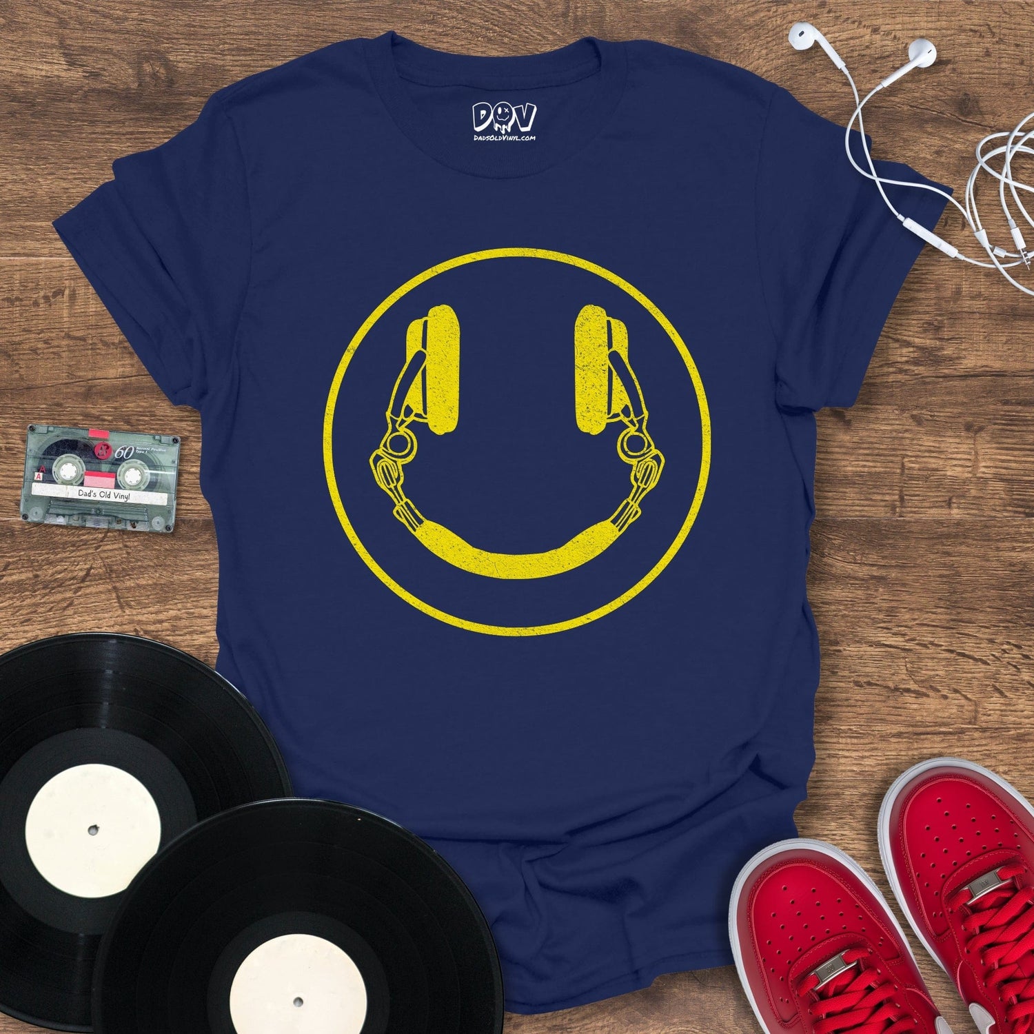 Printify Smiley DJ T-Shirt