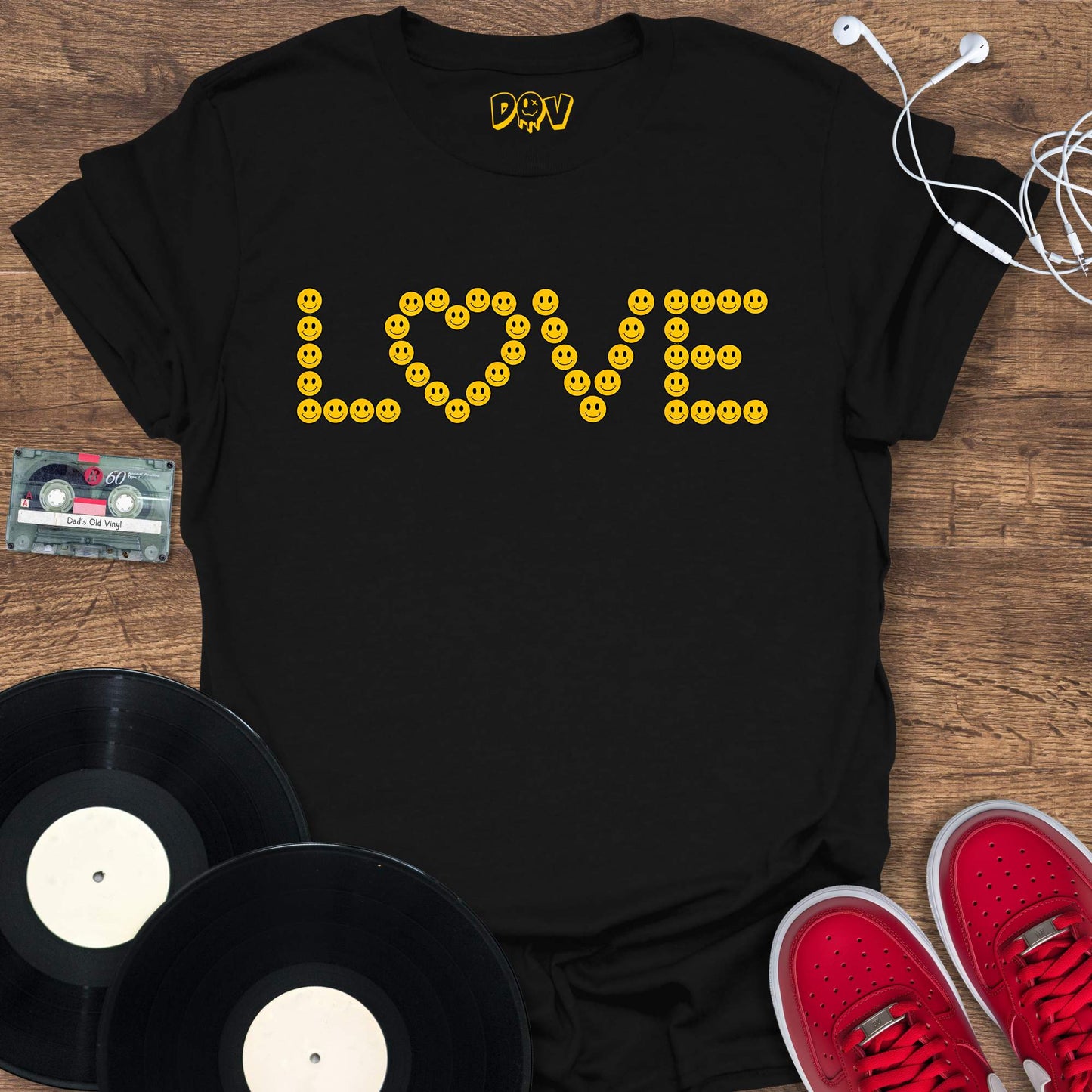 Printify Smiley Love T-Shirt