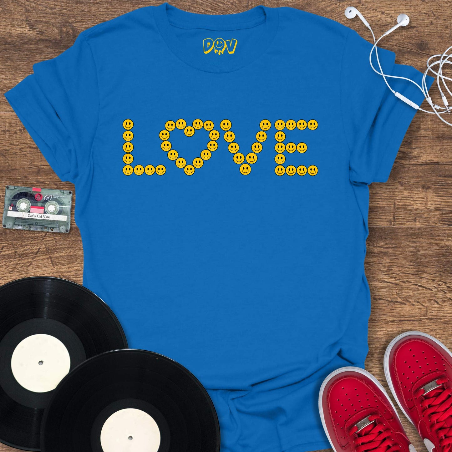 Printify Smiley Love T-Shirt