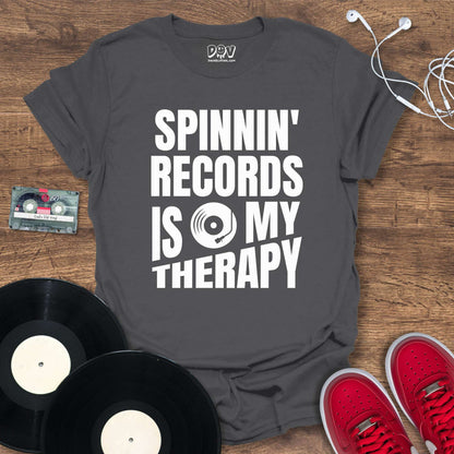 Printify Spinnin' Records Is My Therapy T-Shirt