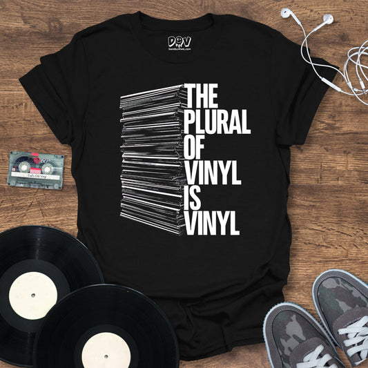 Printify The Plural Of Vinyl T-Shirt