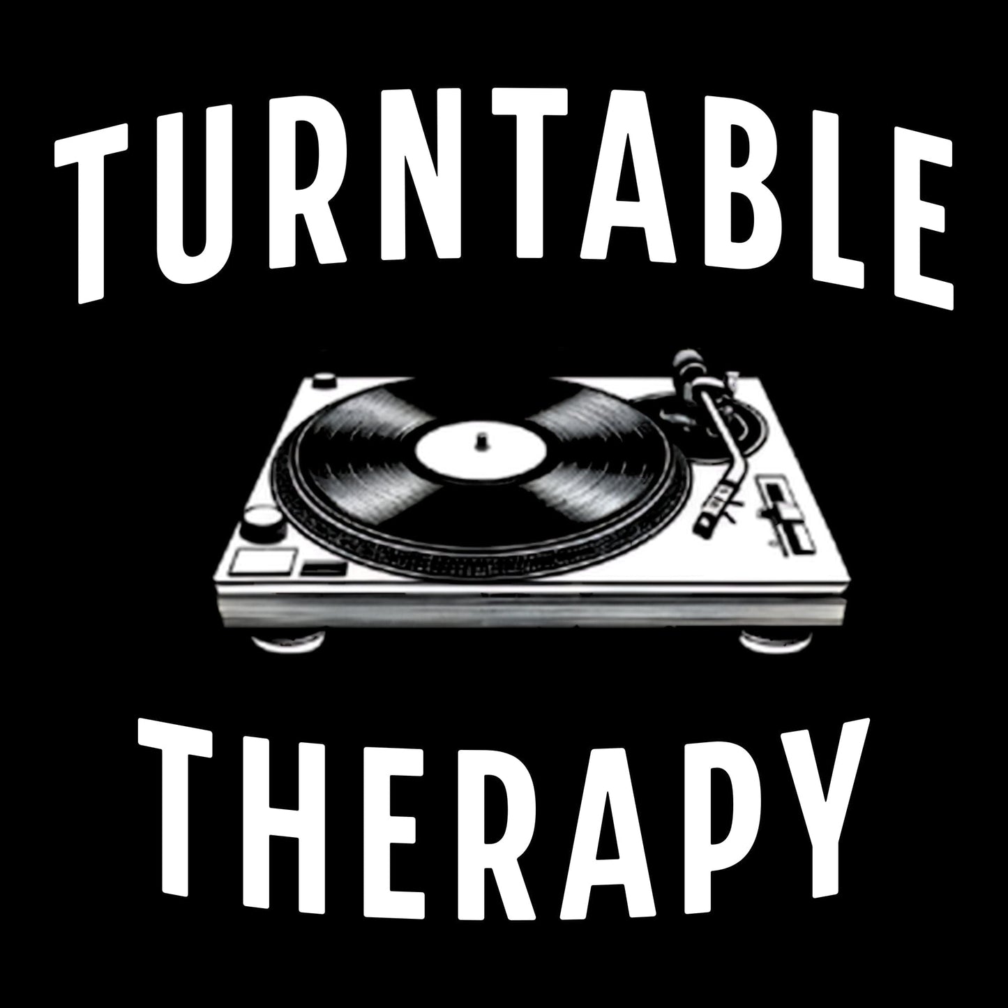 Printify Turntable Therapy T-Shirt