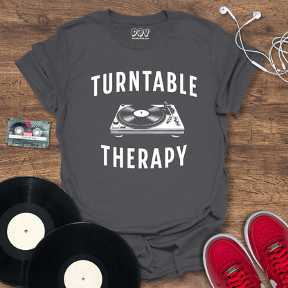 Printify Turntable Therapy T-Shirt