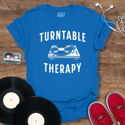 Printify Turntable Therapy T-Shirt