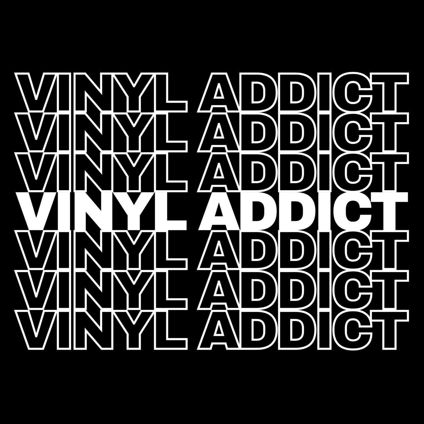 Printify Vinyl Addict T-Shirt