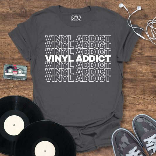 Printify Vinyl Addict T-Shirt
