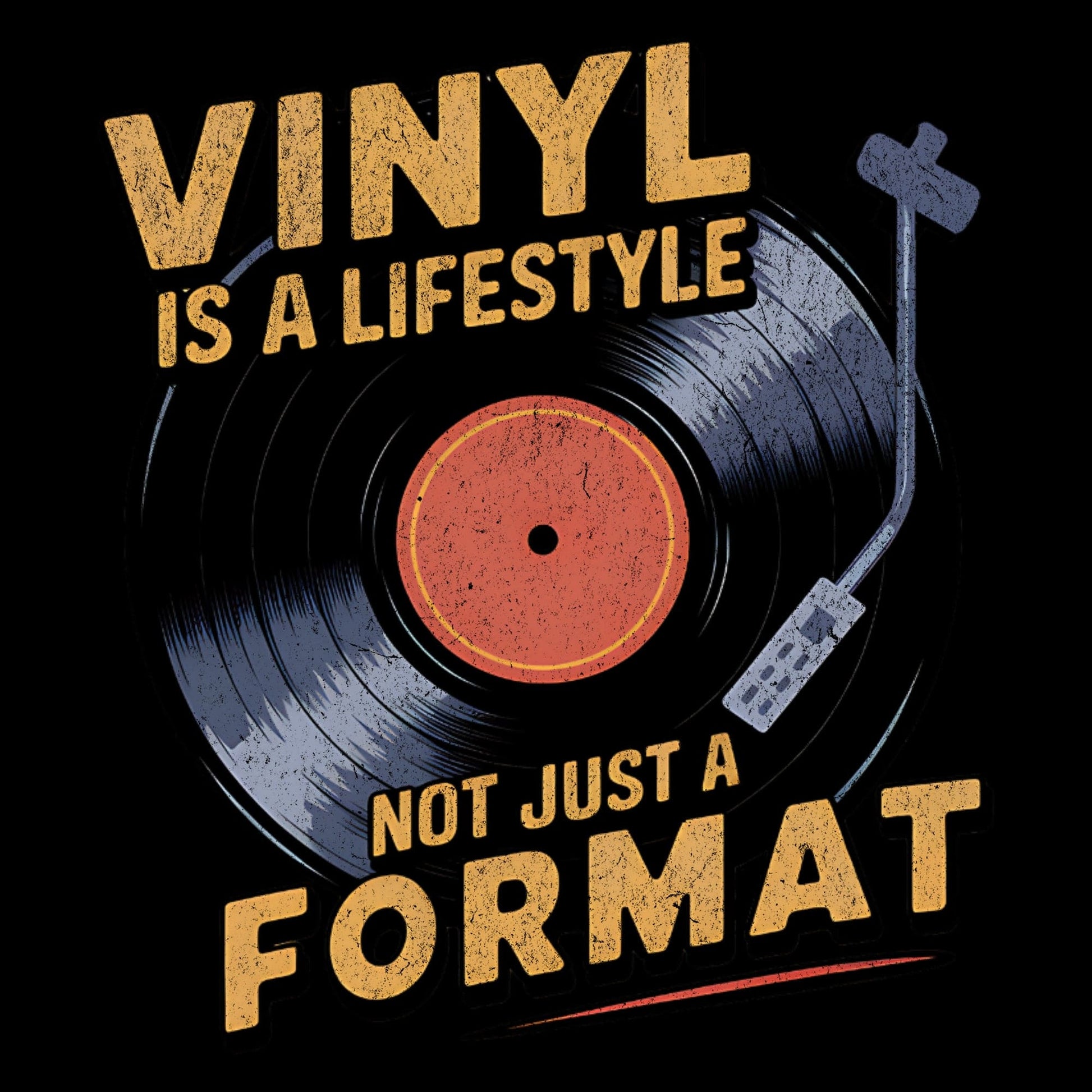 Printify Vinyl Is A Lifestyle T-Shirt