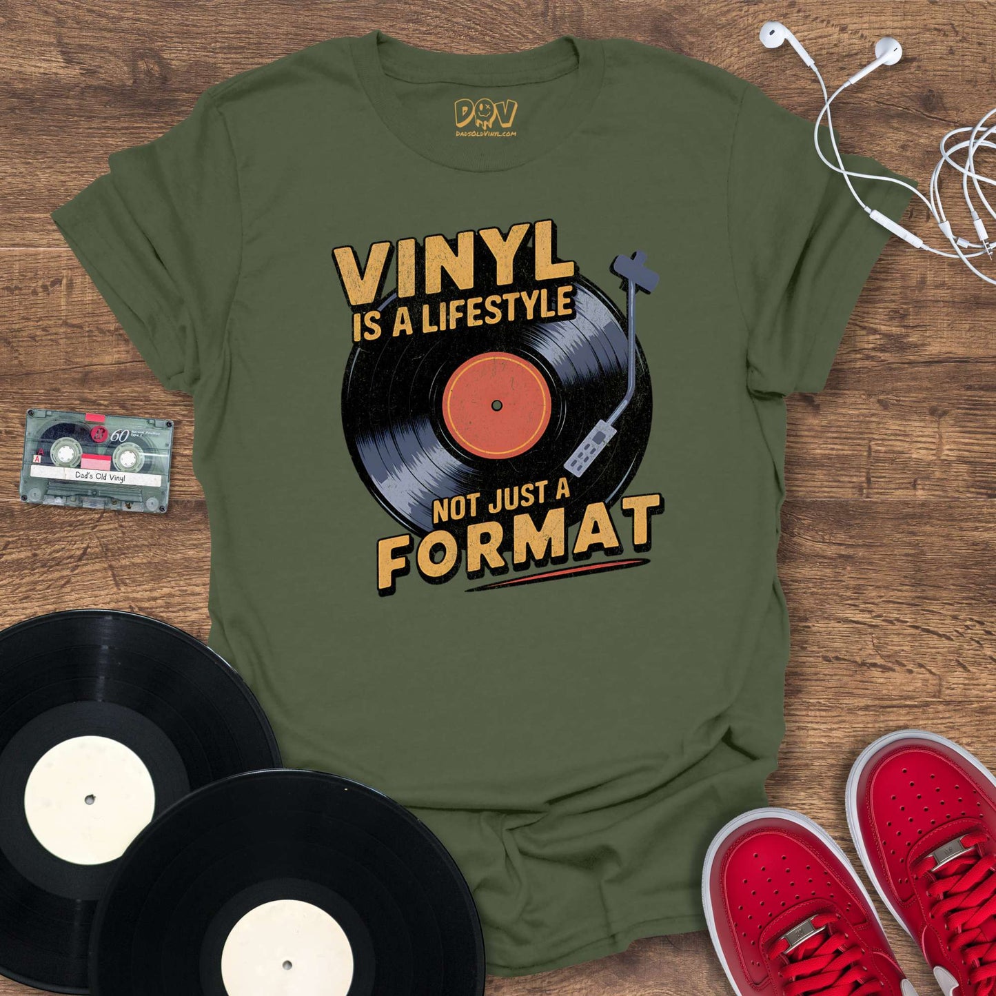 Printify Vinyl Is A Lifestyle T-Shirt