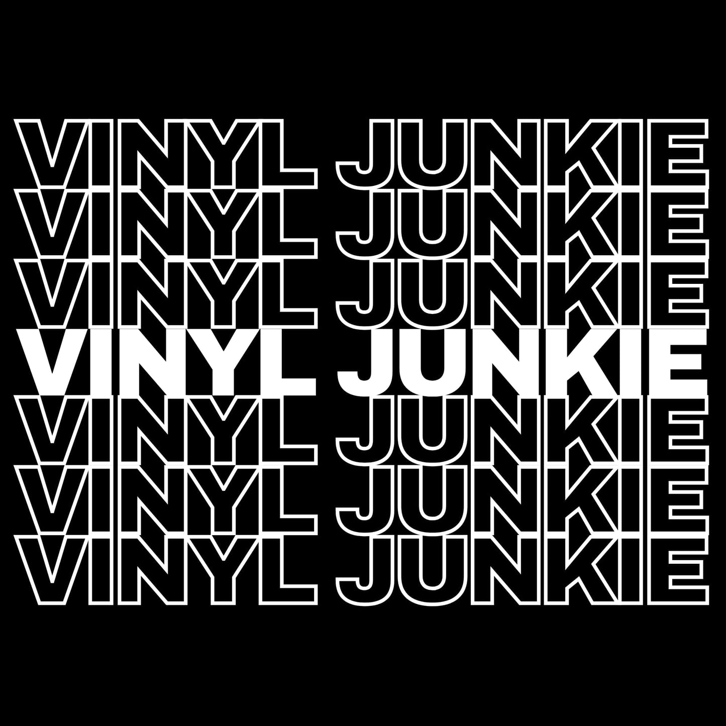 Printify Vinyl Junkie T-Shirt