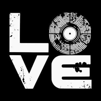 Printify Vinyl Love T-Shirt