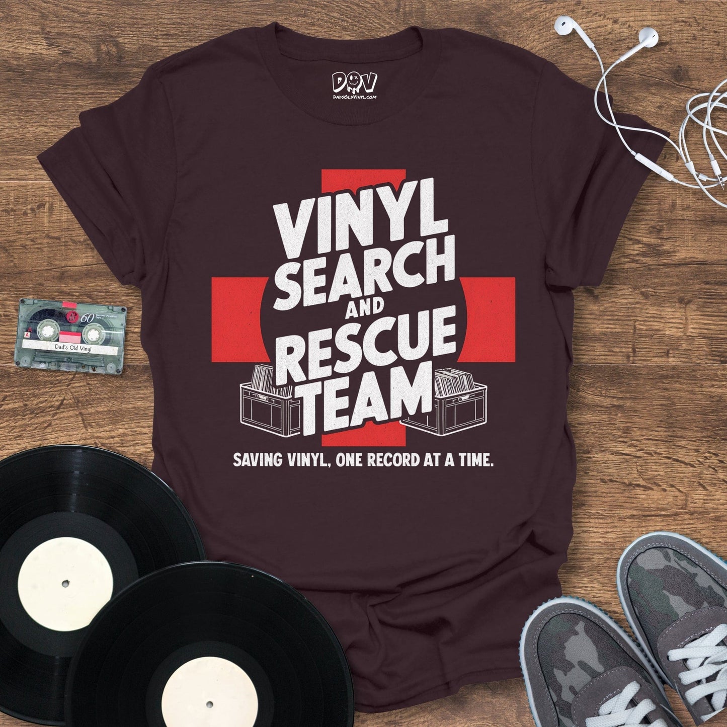 Printify Vinyl Search And Rescue Team T-Shirt