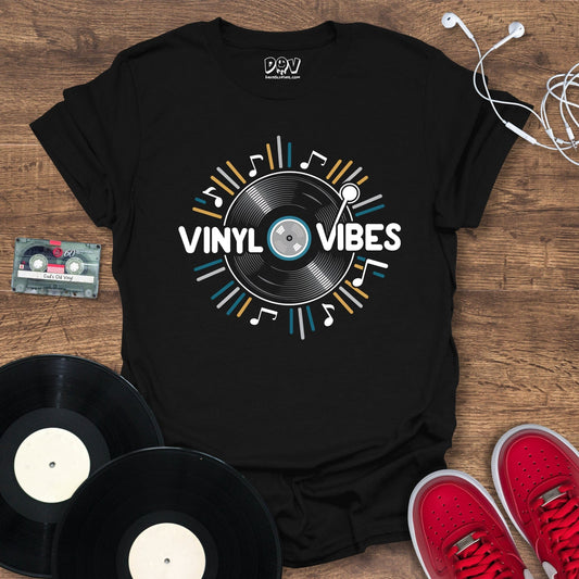 Printify Vinyl Vibes T-Shirt