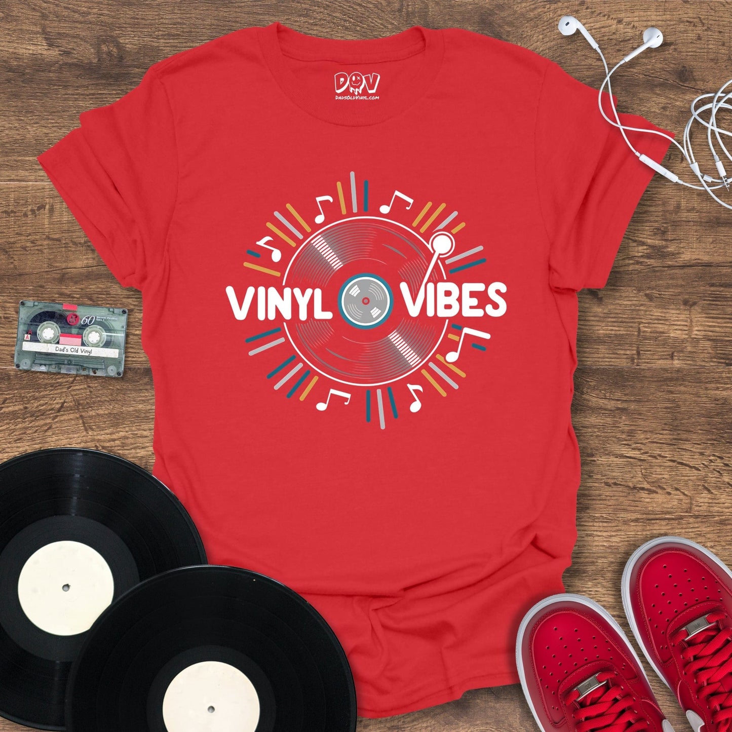 Printify Vinyl Vibes T-Shirt