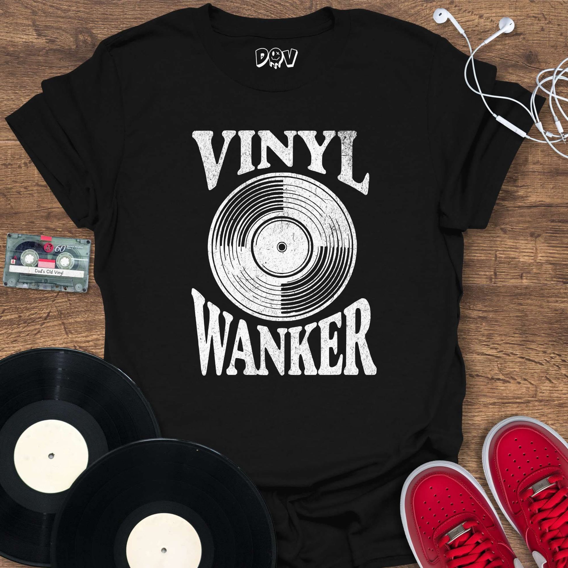 Printify Vinyl Wanker T-Shirt