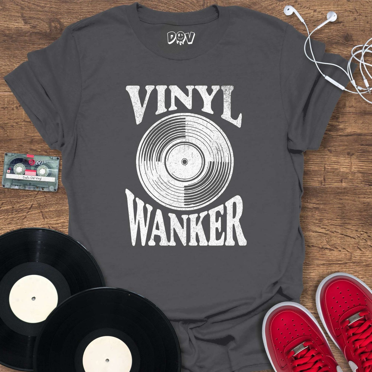 Printify Vinyl Wanker T-Shirt