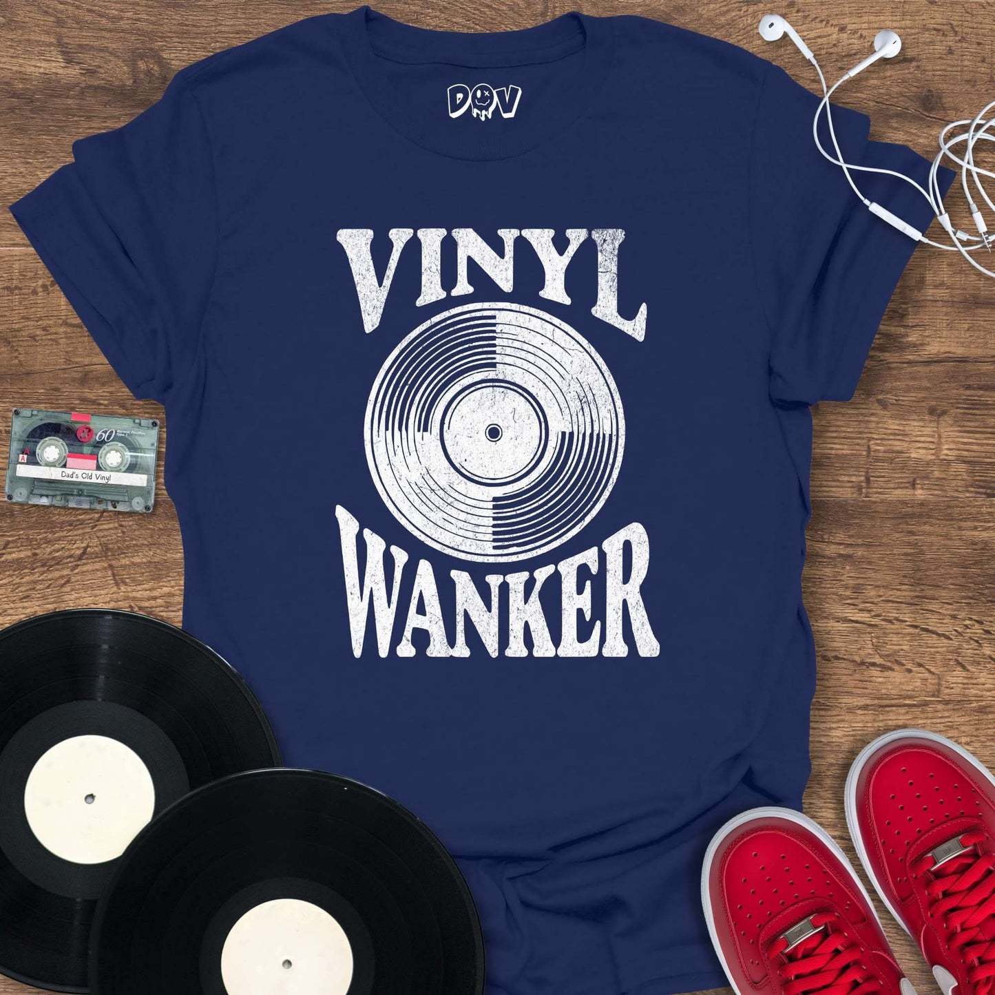 Printify Vinyl Wanker T-Shirt