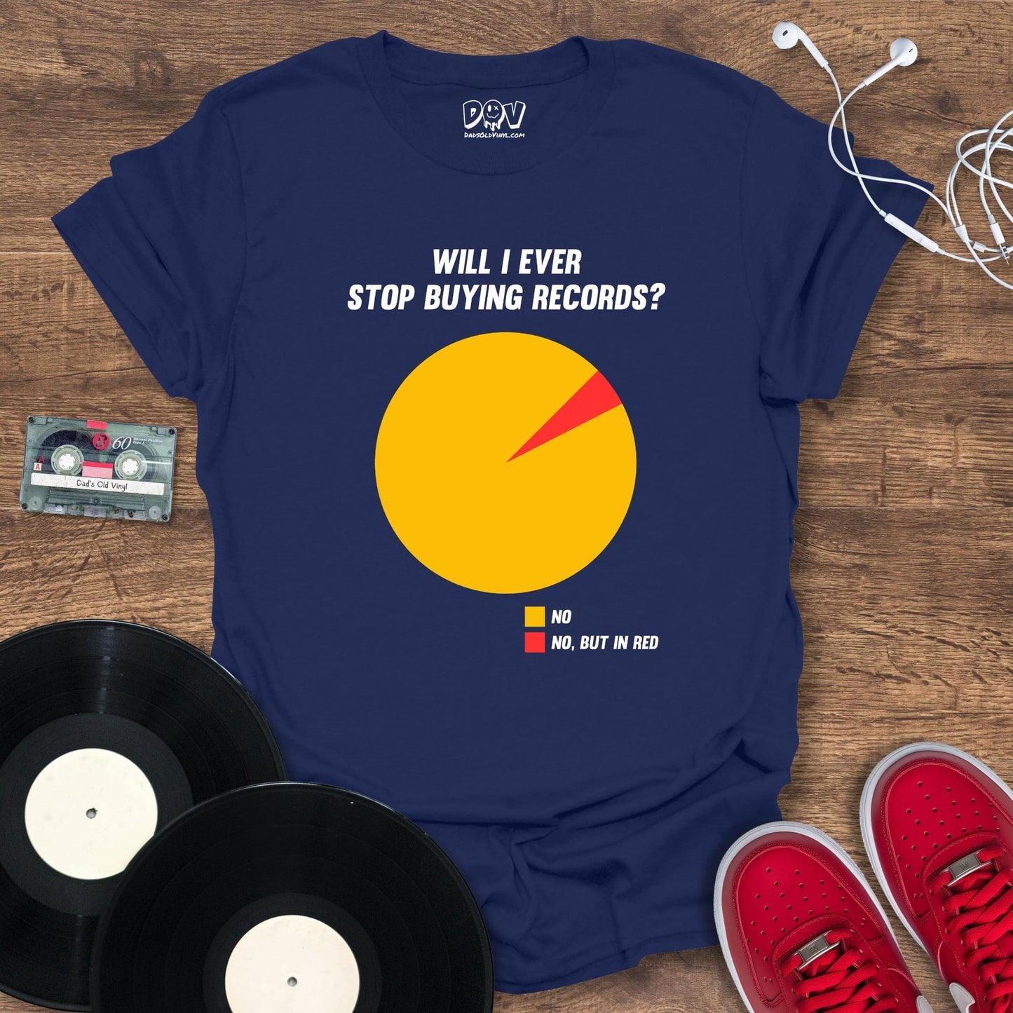 Printify Will I Ever Stop Buying Records? T-Shirt