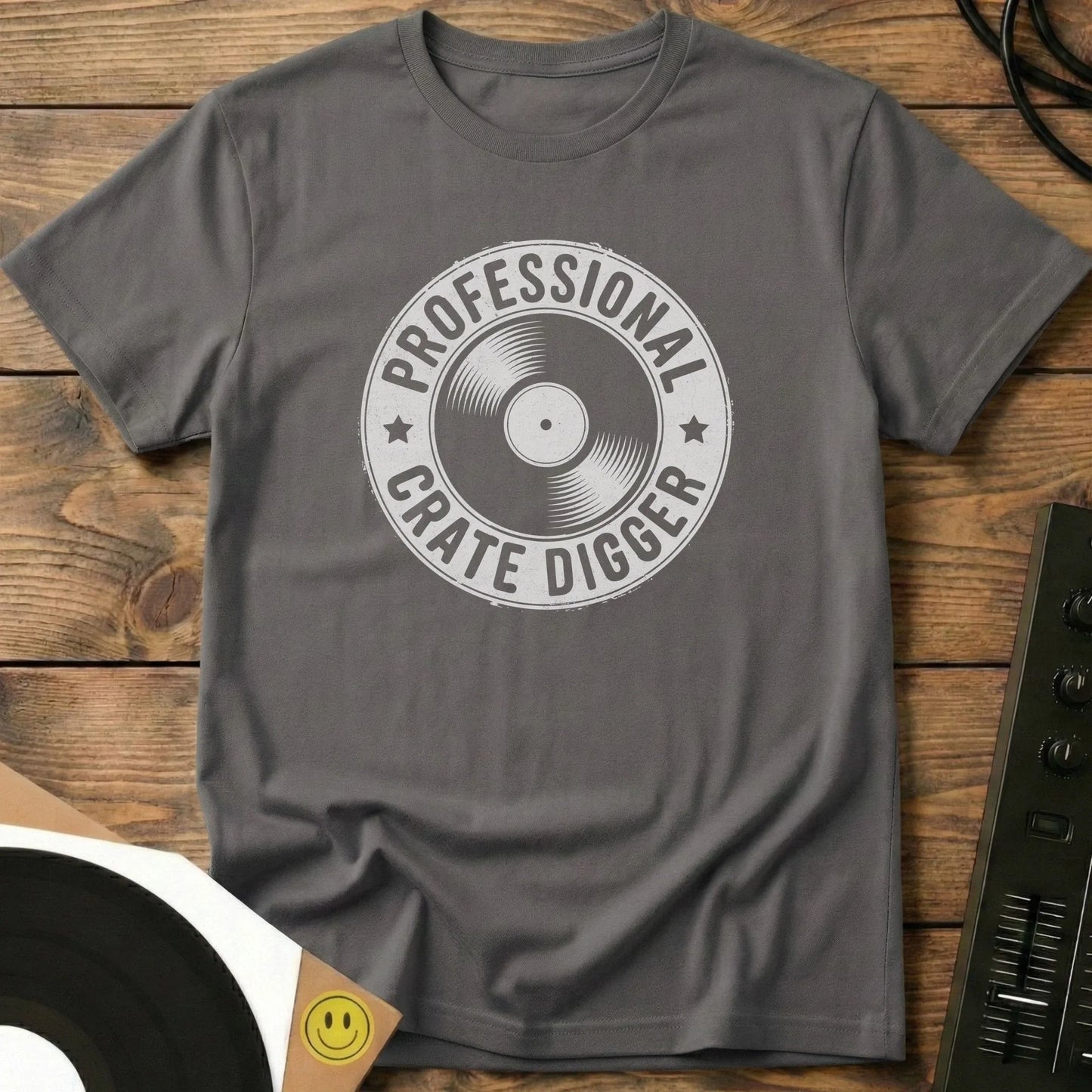 Professional Crate Digger T-Shirt Charcoal / S Professional Crate Digger T-Shirt