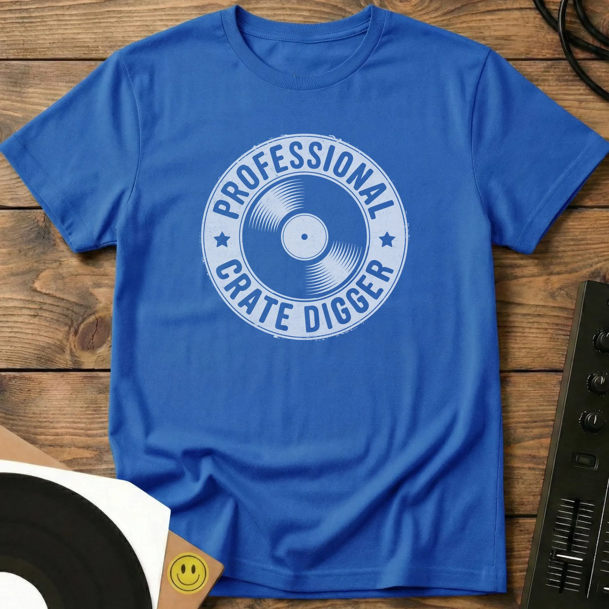 Professional Crate Digger T-Shirt Royal / S Professional Crate Digger T-Shirt
