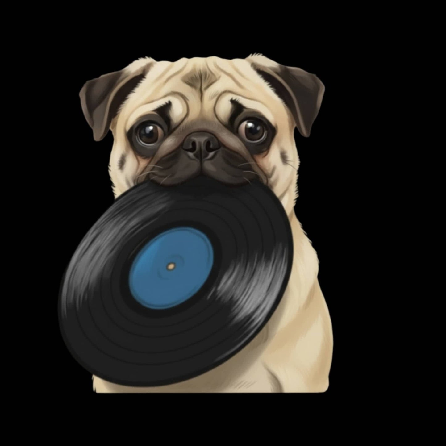 Pug DJ T-Shirt Pug DJ T-Shirt