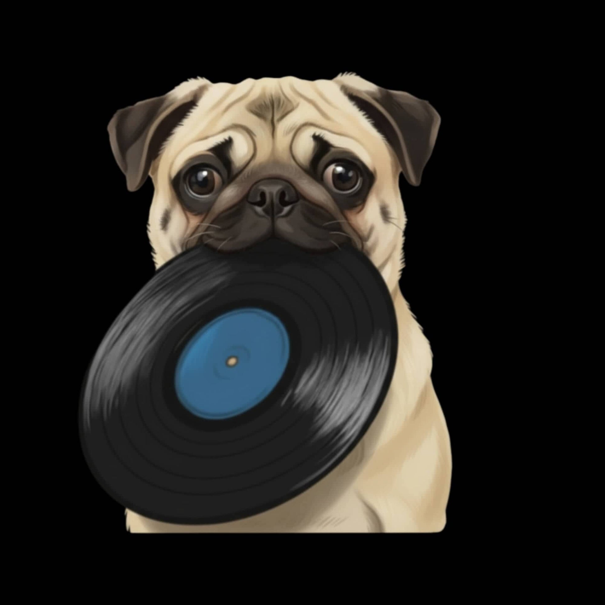 Pug DJ T-Shirt Pug DJ T-Shirt