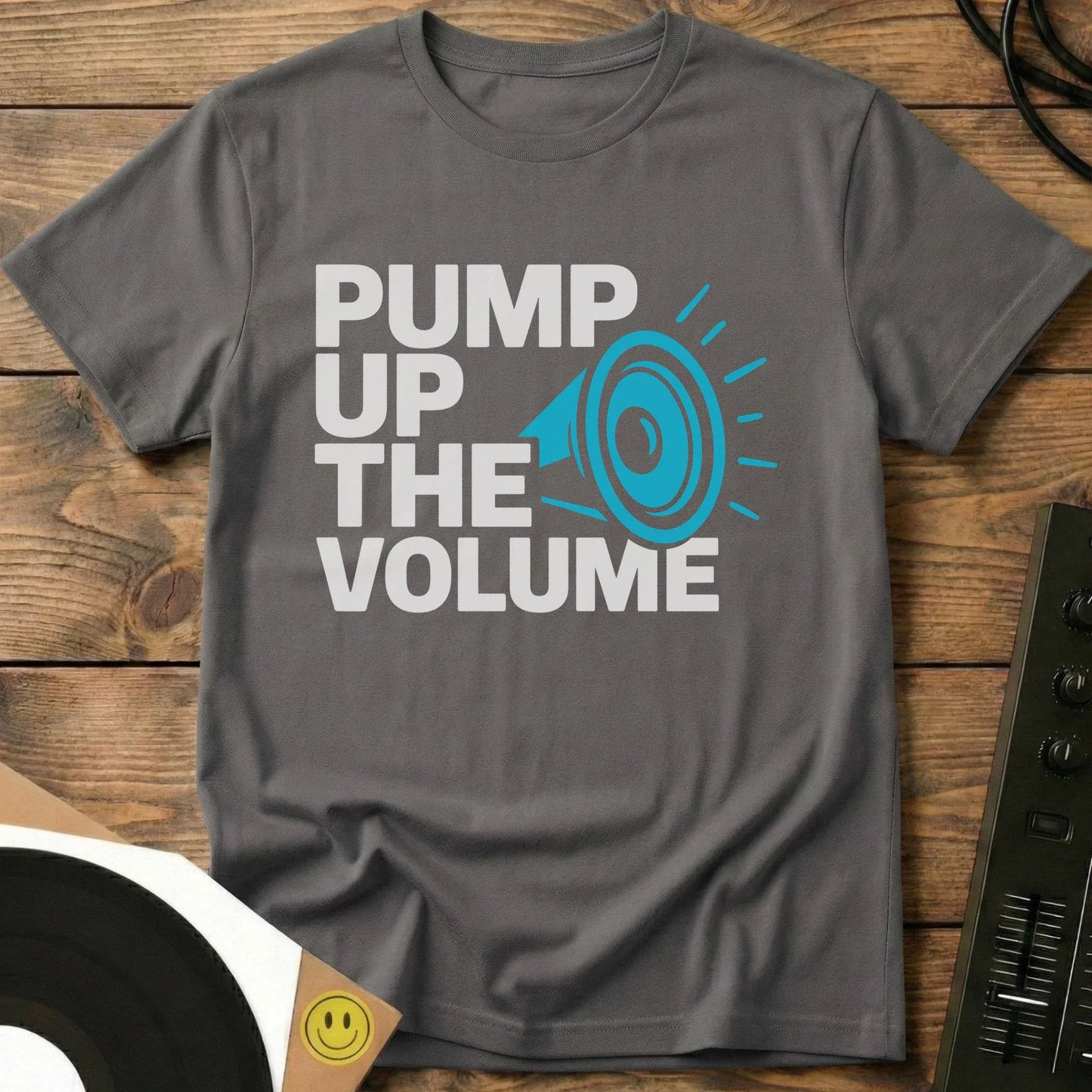 Pump Up The Volume T-Shirt Charcoal / S Pump Up The Volume T-Shirt