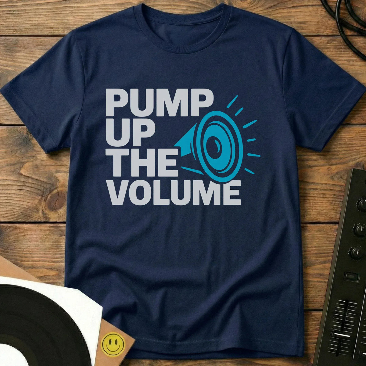 Pump Up The Volume T-Shirt Navy / S Pump Up The Volume T-Shirt
