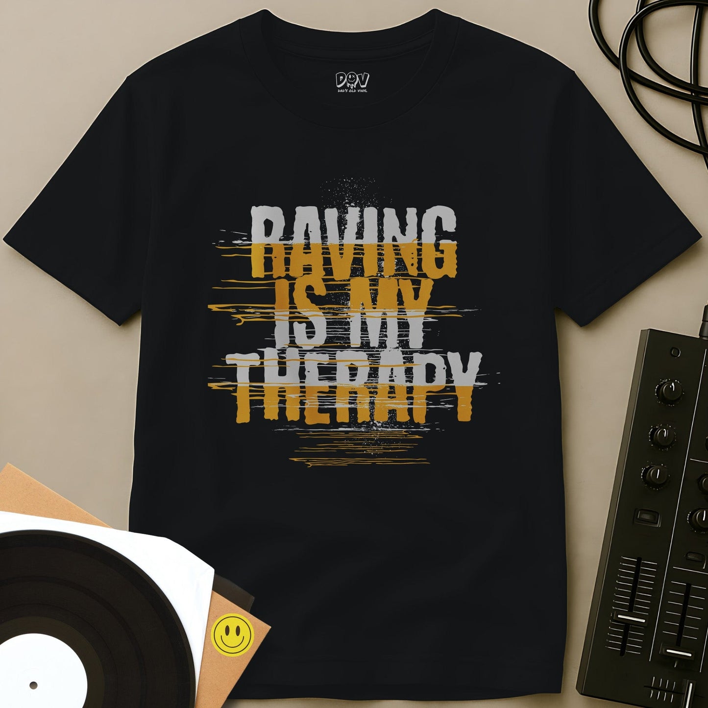 Raving Is My Therapy T-Shirt Black / S Raving Is My Therapy T-Shirt