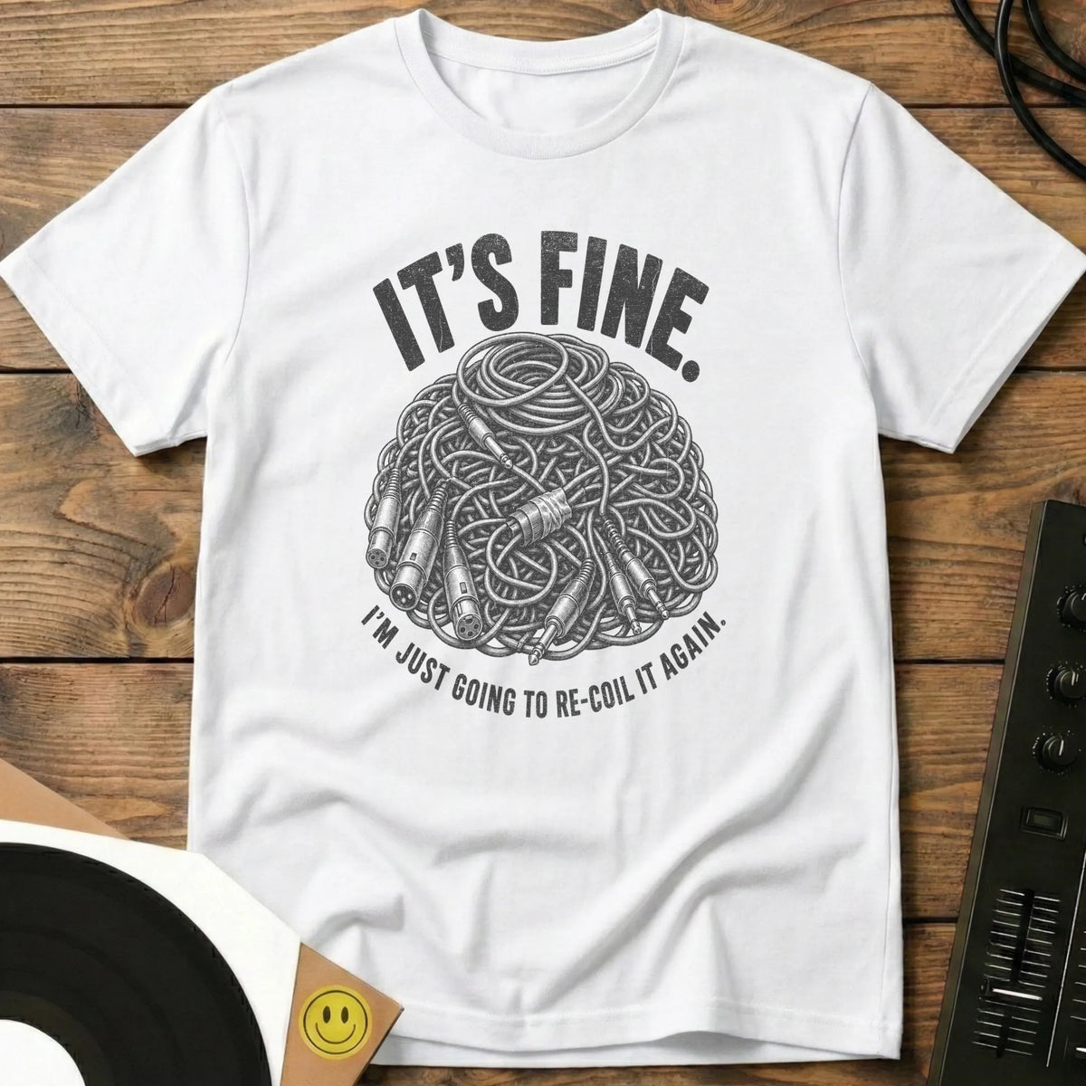 Re-Coil It Again T-Shirt White / S Re-Coil It Again T-Shirt