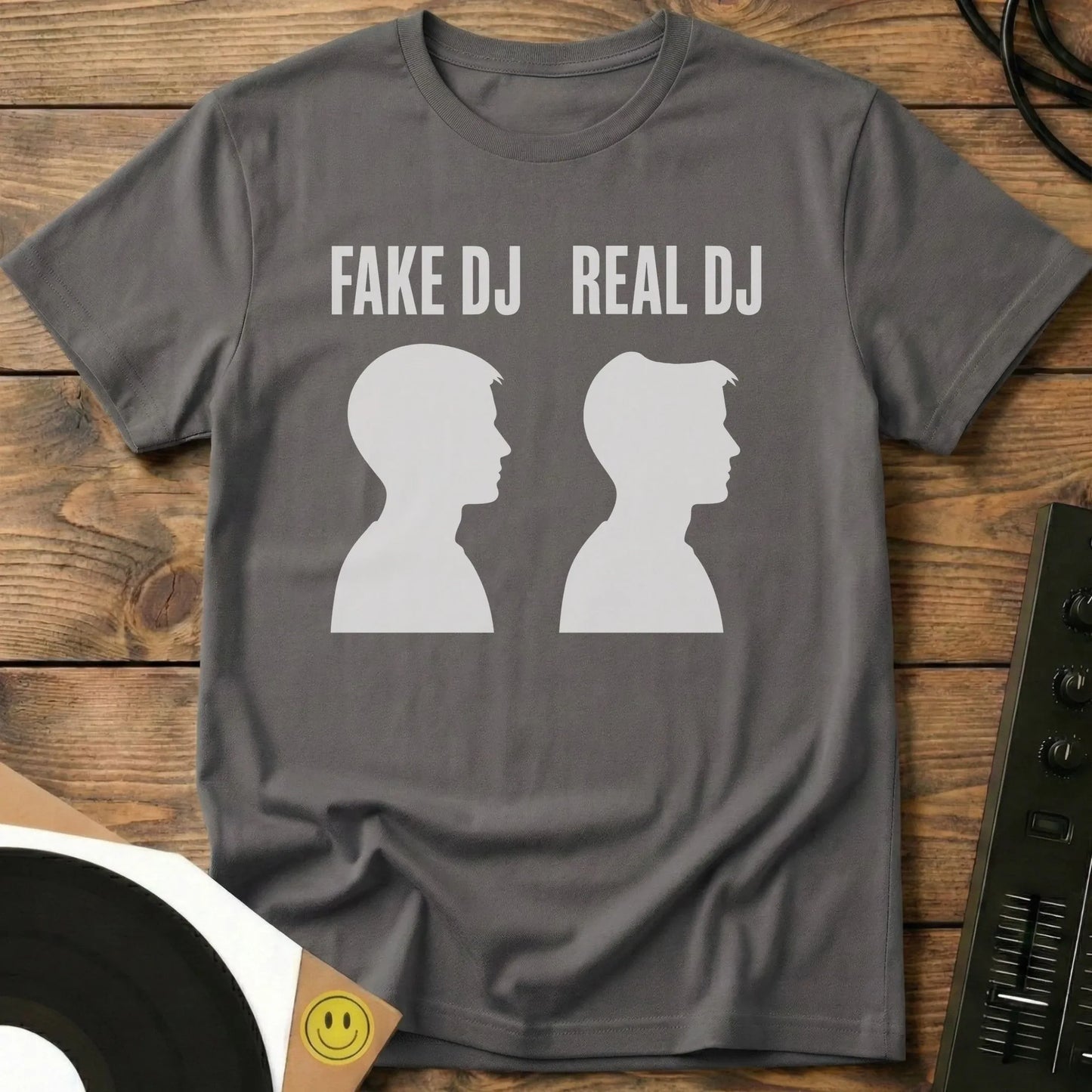 Real DJ Hair T-Shirt Charcoal / S Real DJ Hair T-Shirt