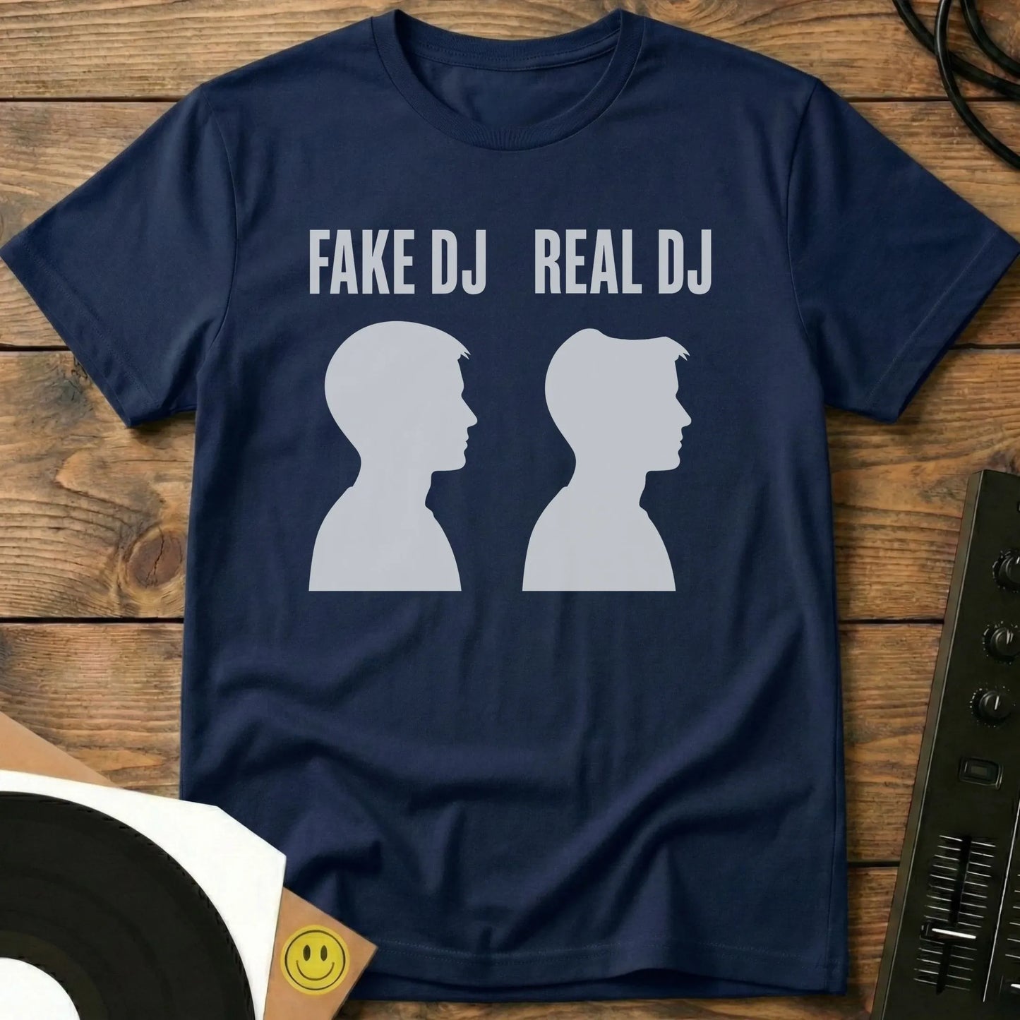 Real DJ Hair T-Shirt Navy / S Real DJ Hair T-Shirt