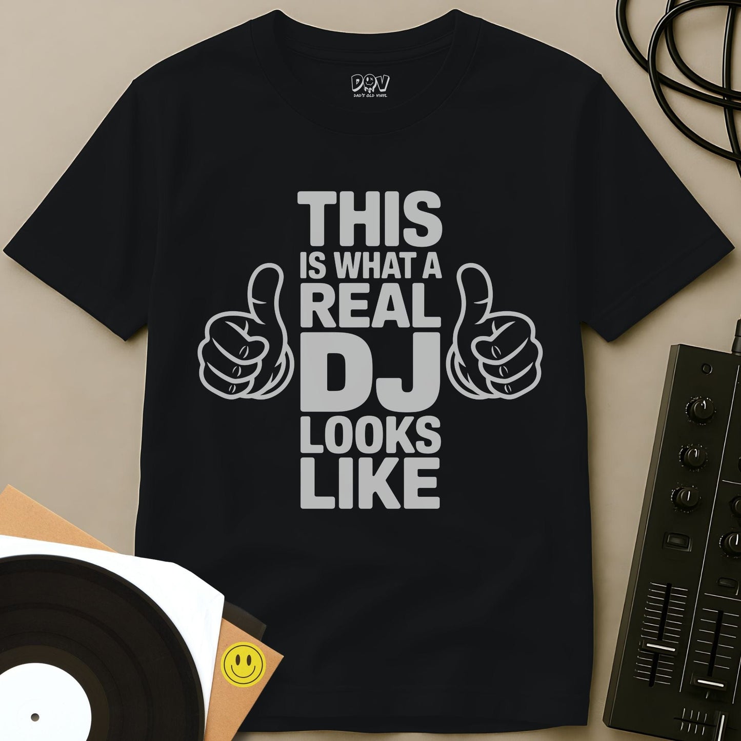 Real DJ Looks Like T-Shirt Black / S Real DJ Looks Like T-Shirt