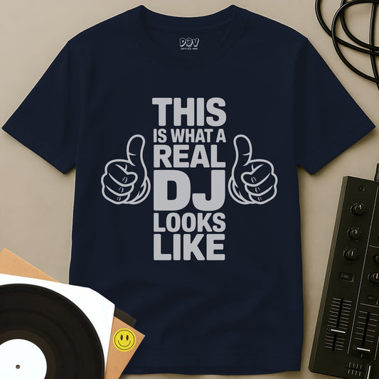 Real DJ Looks Like T-Shirt Navy / S Real DJ Looks Like T-Shirt