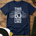 Real DJ Looks Like T-Shirt Navy / S Real DJ Looks Like T-Shirt